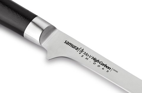 Нож кухонный стальной обвалочный Samura Mo-V SM-0063/G-10