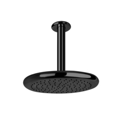 Gessi Goccia 33766#299 Верхний душ с кронштейном, черный фото