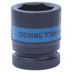 KING TONY (853536M) Головка торцевая ударная шестигранная 1", 36 мм