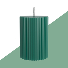 Декоративная свеча 7х10см SCANDYLAB Empire Dark green SL-ES05