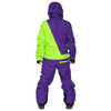 Сноубордический комбинезон COOL ZONE SNOWBOARD мужской фиолет-лайм - 2