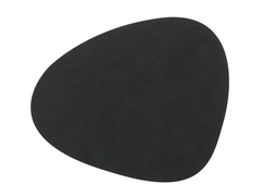 Подстановочная салфетка фигурная 37x44 см LindDNA Nupo black 981900