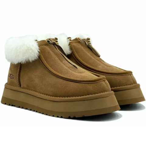 Ugg Funkette Platform Boots Chestnut