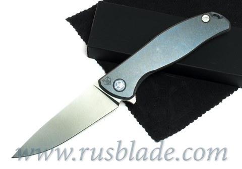 Shirogorov Flipper 95 M390 Blue Anod 