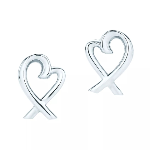 Серьги из серебра 925 , Tiffany💝 Любящее сердце. Paloma Picasso. В наличии