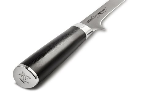 Нож кухонный стальной обвалочный Samura Mo-V SM-0063/G-10