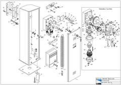 CAME 119RIG083 Концевые выключатели G2500 в сборе.
