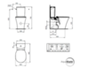 Ideal Standard Connect Air E013701 Чаша унитаза напольного под бачок