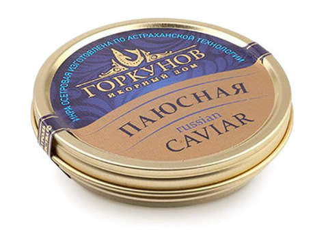 Икра черная паюсная "Горкунов", 125г