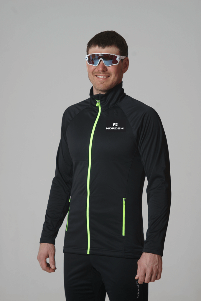 Nordski Elite 2020 разминочная куртка мужская black