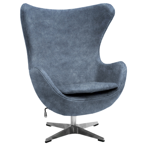 Фото: Кресло EGG STYLE CHAIR тёмно-серый, искусственная замша - основной вид
