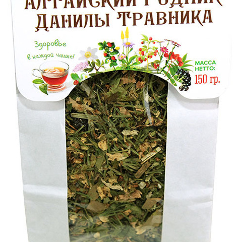 Травяной чай Алтайский родник Данилы Травника (бумажная упаковка) - 4