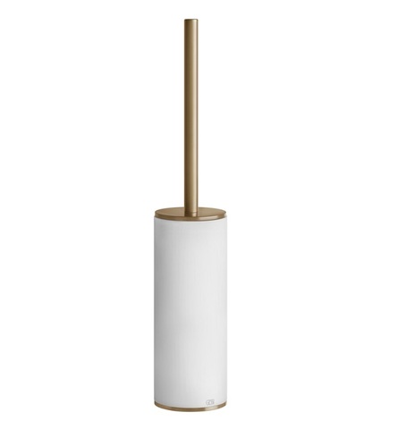 Gessi 54743#726 Ёршик напольный, композит белый, Warm Bronze Br.