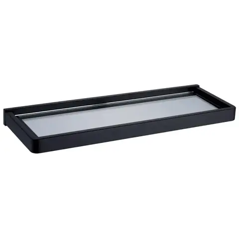 Abber Westen AA1759B Полка стеклянная, цвет: черный матовый
