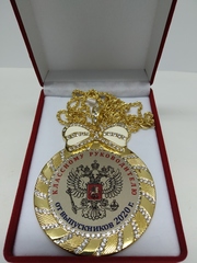 Медаль со стразами 