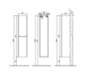 BelBagno Ancona-N ANCONA-N-1700-2A-SC-WO-R Шкаф подвесной, цвет: Rovere Bianco