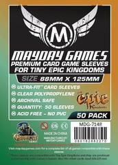 Протекторы для настольных игр Mayday Premium Tiny Epic Kingdoms (88x125) - 50 штук