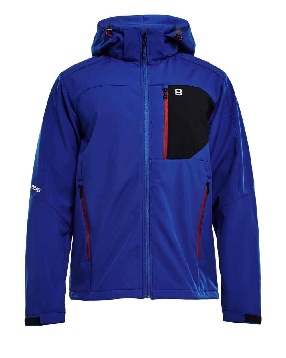 Мембранная прогулочная куртка 8848 ALTITUDE DAFT SOFTSHELL мужская синяя