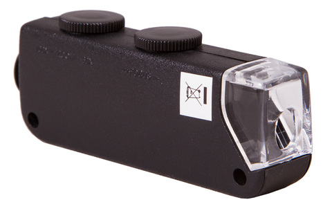 Микроскоп карманный Bresser 60x–100x со светодиодной подсветкой