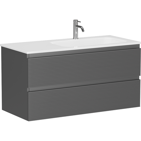 Sancos Folk FL100RGS Тумба подвесная, 99.5x44.5x50, цвет: серый