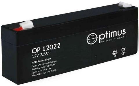 Аккумуляторная батарея Optimus OP 12022