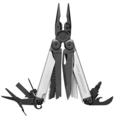 Фото Мультитул Leatherman WAVE PLUS BLACK & SILVER, нейлоновый чехол