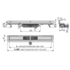 Alcaplast APZ104-550 Душевой лоток