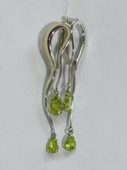 Эльтон (серьги из серебра)