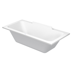 Duravit DuraStyle 700298000000000 Ванна 1800х800 мм, акриловая, прямоугольная встраиваемая или с панелями, с двумя наклонами для спины,цвет белый фото