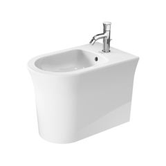 Duravit White Tulip 2293100000 Биде напольное 370x580х420 мм, с переливом, с 1 отв под смеситель, цвет: белый фото