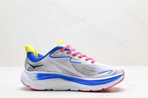 HOKA M CLIFTON 10 'Grey/White/Blue' 