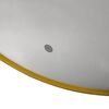 Art&Max AM-SAN-1000-DS-F-GOLD Зеркало с подсветкой, цвет: золото