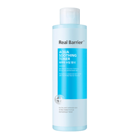 Real Barrier Aqua Soothing Toner, Успокаивающий тоник для увлажнения кожи, 190 мл