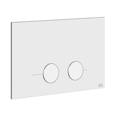 Gessi 54611#031 Клавиша смыва для унитаза, двойная, для систем инсталляций Geberit Sigma8 и Sigma12, цвет хром фото