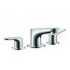 Hansgrohe Focus 31937000 Смеситель для раковины двухвентильный на 3 отверстия с донным клапаном