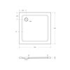 Cezares TRAY-M-A-90-SCR Душевой поддон
