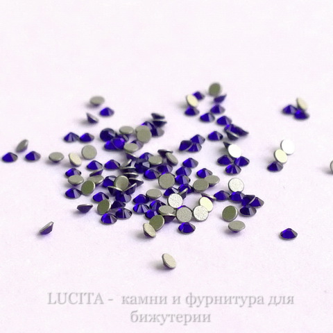 2058 Стразы Сваровски холодной фиксации Cobalt ss 5 (1,8-1,9 мм), 20 штук ()
