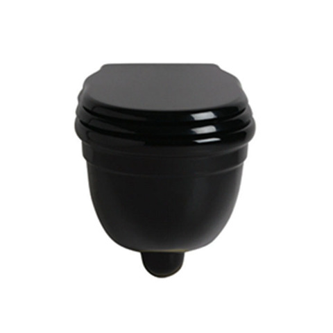 ArtCeram Hermitage HEV010 03 00 NERO Унитаз подвесной, цвет: чёрный