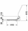 Duravit SensoWash Starck 610300000000000 Сиденье для унитаза с душем, ширина, мм-370, глубина, мм-515, высота, мм-35, тип шарниров-SoftClose, декор-без декора, цвет-белый