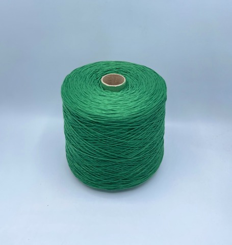 Бобинная пряжа (пр.Италия), art.Cotone, 350м/100 гр. 100%Хлопок, цвет-Травяной , арт.34842