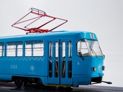 Tram Tatra-T3SU blue 1:43 Start Scale Models (SSM)