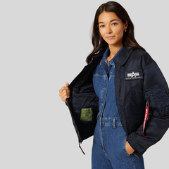 Куртка Alpha Industries CWU 45/P W Replica Blue (Синяя)