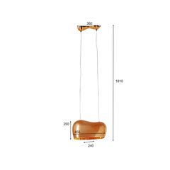 Светильник подвесной KARE x Karim Rashid Cloud Beam Double Bronce 50 см