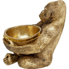 Фигура декоративная Holding Bowl «Держащий чашу», Золотой