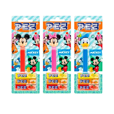 Карамель леденцовая PEZ Mickey Club, 17 г (Венгрия)