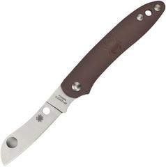 Фото Складной нож Spyderco Roadie, сталь N690co, рукоять термопластичный эластомер