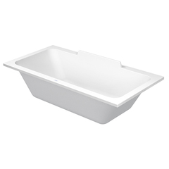 Duravit DuraStyle 700299000000000 Ванна 1900х900 мм, акриловая, прямоугольная встраиваемая или с панелями, с двумя наклонами для спины,цвет белый фото