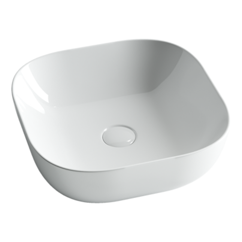 Ceramica Nova Element CN6010 Умывальник чаша накладная квадратная, 42.5x42.5, цвет: белый