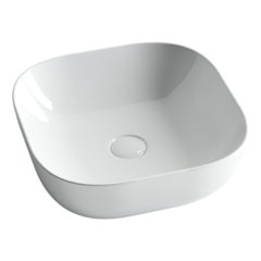 Ceramica Nova Element CN6010 Умывальник чаша накладная квадратная, 42.5x42.5, цвет: белый фото