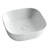 Ceramica Nova Element CN6010 Умывальник чаша накладная квадратная, 42.5x42.5, цвет: белый